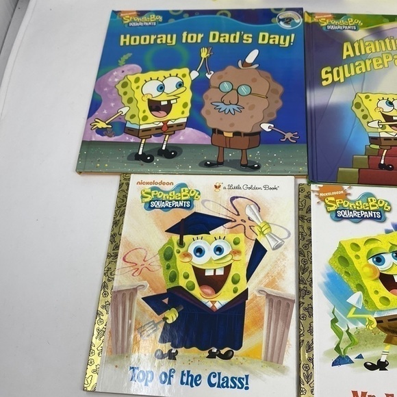 Childrens kids Nickelodeon Spongebob Squarepants books pull tab - Picture 3 of 5